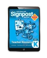 Australian Signpost Maths NSW Teacher Resource K 4e, digital (Code Emailed)