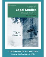 Cambridge Legal Studies Stage 6 Year 11 6e digital (Code Emailed)