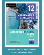 CambridgeMATHS NSW Stage 6 Standard 2 Year 12 2e Digital (Code Emailed) [Temporarily out of stock]