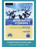 CambridgeMATHS Mathematics Extension 1 Year 12 digital (Code Emailed)