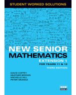 New Senior Mathematics Extension 1 Year 11 & 12 Worked Solutions Book (3e)