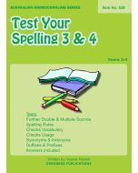 Test Your Spelling Years 3 and 4 (Item no. 529)