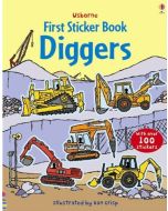 Usborne First Sticker Book - Diggers (Ages 3+)