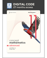 Concept Mathematics 11 Advanced (digital only) (Code Emailed)