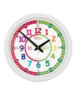 EasyRead Time Teacher Classroom Clock - Rainbow Face
