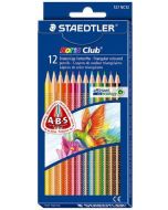 Staedtler Triangular Coloured Pencils 12pk