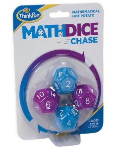 Math Dice Chase Game (Ages 8+)