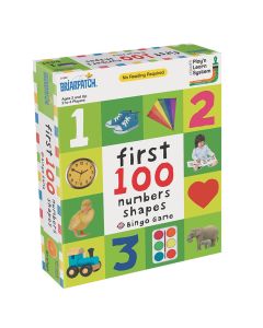 First 100 Numbers Shapes Bingo Game - 01302 (Ages 2+)