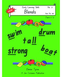 Early Learning Skills Book 3 Years 1-2: Blends (No. 168)
