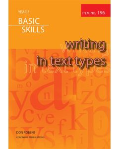 Writing in Text Types Year 3 (Item no. 196)