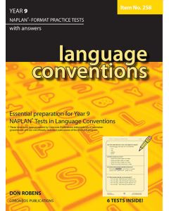Language Conventions Year 9 NAPLAN* Format Practice Tests # 258