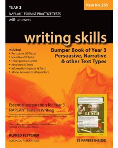 Writing Skills Bumper Book Year 3 NAPLAN* Format Practice Tests 2016 Edition (Item no. 263)