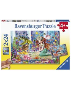 Mermaid Tea Party 2 x 24 Piece Puzzle (Ages 4+)