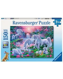 Unicorns at Sunset 150 Piece Puzzle (Ages 7+)
