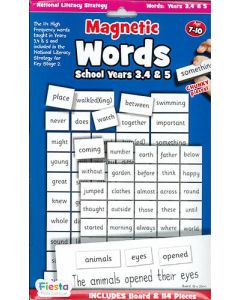 Magnetic Words for Years 3-5 / Ages 7-10 (Board + 114 Pieces)