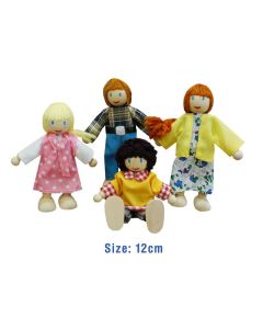 Doll Family 4pc - White (Ages 3+)