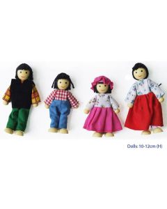 Doll Family 4pc - Asian (Ages 3+)