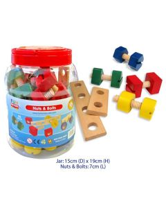 Nuts & Bolts 56pc in Jar (Ages 3+)