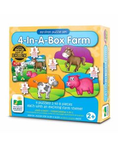 My First Puzzles Set 4-in-a-box Farm