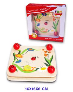 Flower Press Ladybug (Ages 3+)