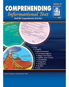 Comprehending Informational Text Book G (Ages 11+)