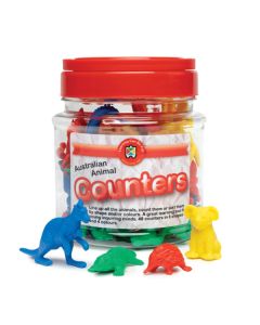 Australian Animal Counters Jar of 120 CA120 (Ages 3+)