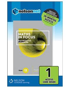 Maths in Focus Advanced Year 11 Digital (Code Emailed)