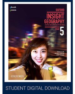 Oxford Insight Geography AC for NSW Stage 5 Student obook assess (Code Emailed)