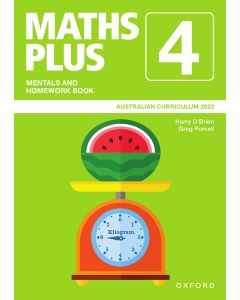 Maths Plus Australian Curriculum Mentals and Homework Book 4, 2023