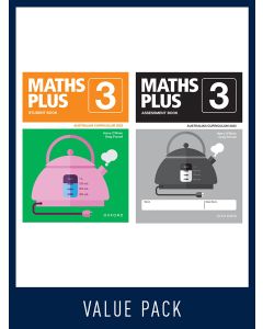 Maths Plus Australian Curriculum Student and Assessment Book 3, 2023
