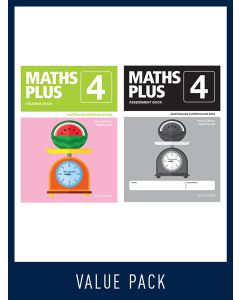 Maths Plus Australian Curriculum Student and Assessment Book 4, 2023