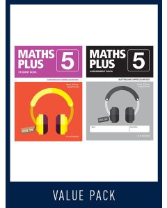 Maths Plus Australian Curriculum Student and Assessment Book 5, 2023