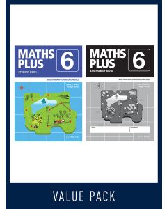 Maths Plus Australian Curriculum Student and Assessment Book 6, 2023