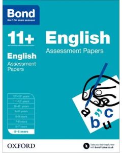 Bond 11+: English Assessment Papers for 5 to 6 years