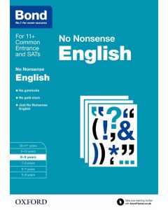 Bond: English: No Nonsense for 8 to 9 years