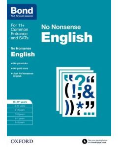 Bond: English: No Nonsense for 10 to 11+ years
