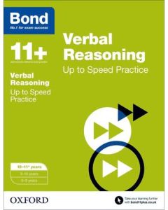 Bond 11+: Verbal Reasoning: Up to Speed Practice for 10 to 11+ years
