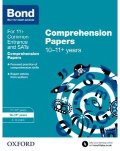 Bond 11+: English Comprehension Papers for 10-11+ yrs