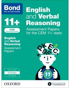 Bond 11+: English and Verbal Reasoning: Assessment Papers for CEM for 9 to 10 years
