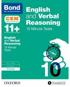 Bond 11+: English & Verbal Reasoning 10 Minute Tests 8-9 years
