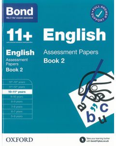 Bond 11+: English Assessment Papers for 10-11 yrs Book 2 (2020 Edition)