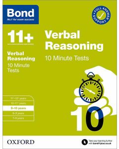 Bond 11+: Verbal Reasoning 10 Minute Tests for 9-10 yrs