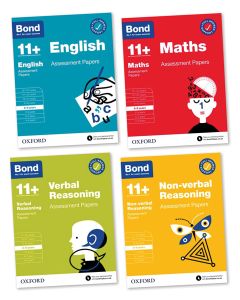 Bond 11+: English, Maths, Verbal & Non-verbal Reasoning Assessment Papers Bundle for 8-9 yrs