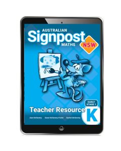 Australian Signpost Maths NSW Teacher Resource K 4e, digital (Code Emailed)