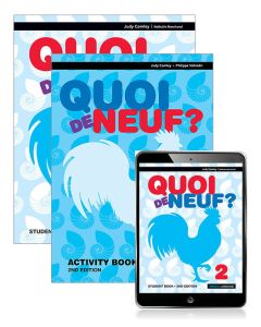 Quoi de Neuf? 2 Student Book, eBook and Activity Book, 2nd Edition