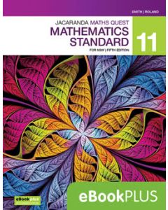Jacaranda Maths Quest 11 Mathematics Standard 5E eBookPLUS (Code Emailed)
