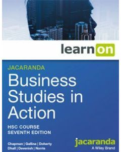 Jacaranda Business Studies in Action HSC 7e learnON (Code Emailed)