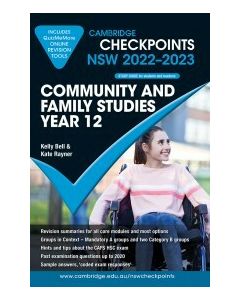 Cambridge Checkpoints NSW Community and Family Studies Year 12 2022-23