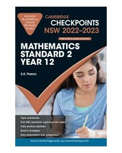 Cambridge Checkpoints NSW Mathematics Standard 2 Year 12 2022-23