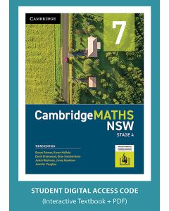 CambridgeMATHS NSW Year 7 3e digital (Code Emailed)